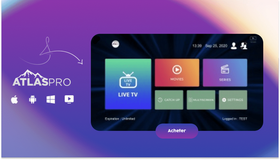 atlas pro iptv avis 2026 — interface sur smart tv france